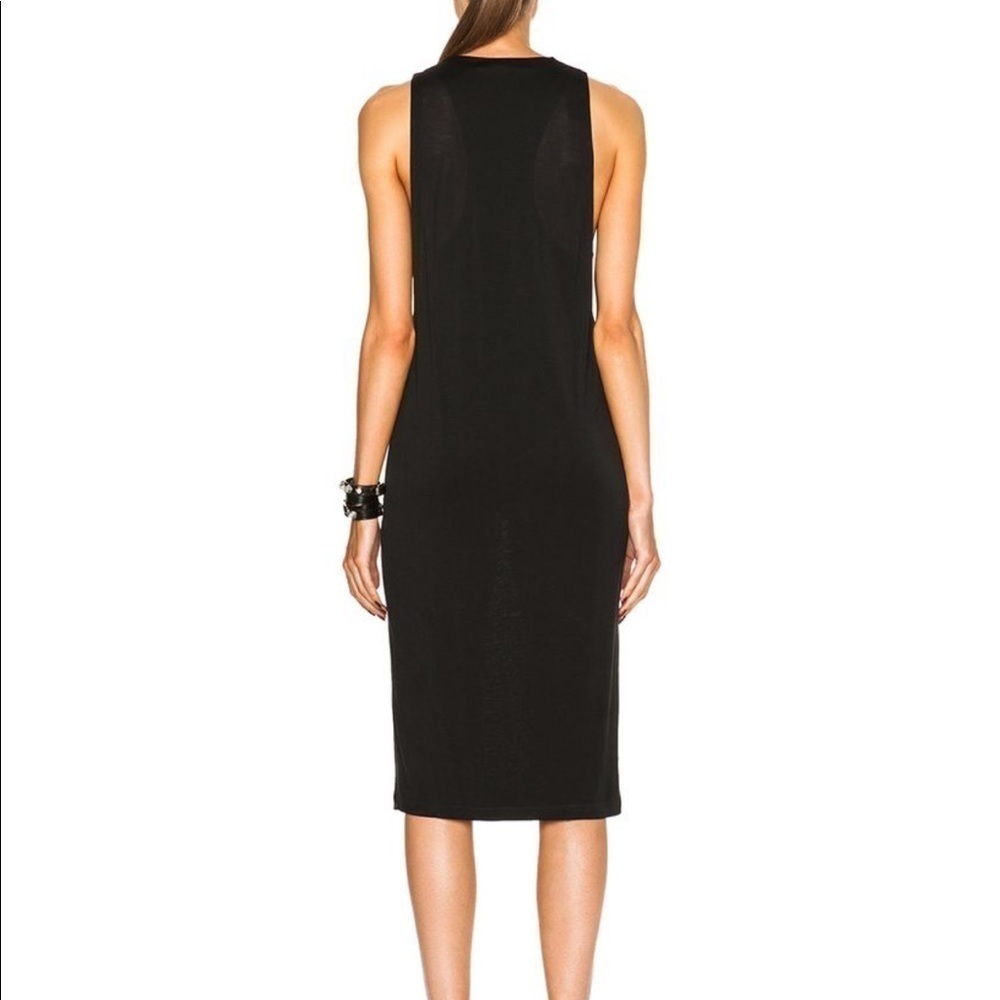 ACNE Studios Grey Corvina Midi Sleeveless Scoop Neck‎ Jersey Dress Large … - Picture 2 of 9